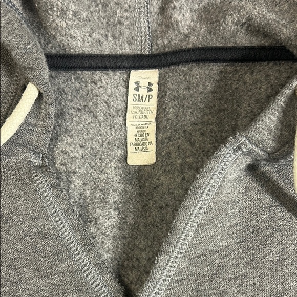 Under Armour Gray Athletic Sweater with Minimalist Design - Picture 2 of 3